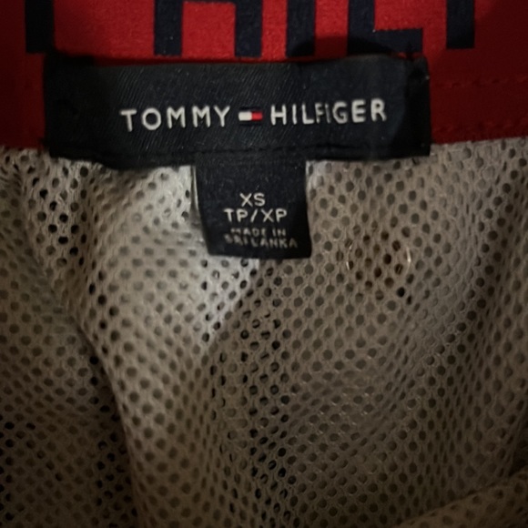 Like new Men’s, Tommy Hilfiger swimsuit, bathing suit size XS Blue White Red - Picture 2 of 4